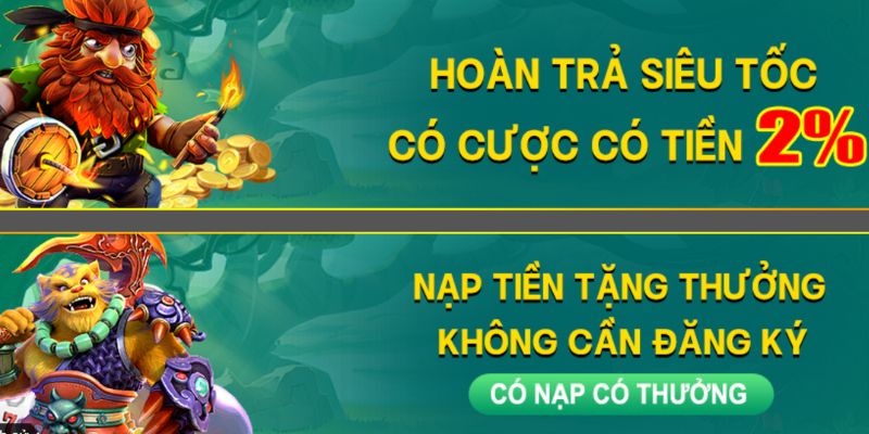 Chương trình khuyến mãi ok365 hoàn trả cực đã lên đến 2%